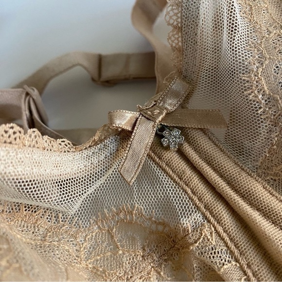 WACOAL 40D Nude Retro Chic Full Figure Underwire Bra 855186 - Picture 4 of 10